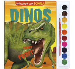 LIVRO BRINCANDO C/AQUARELA DINOSSAURO 1157825